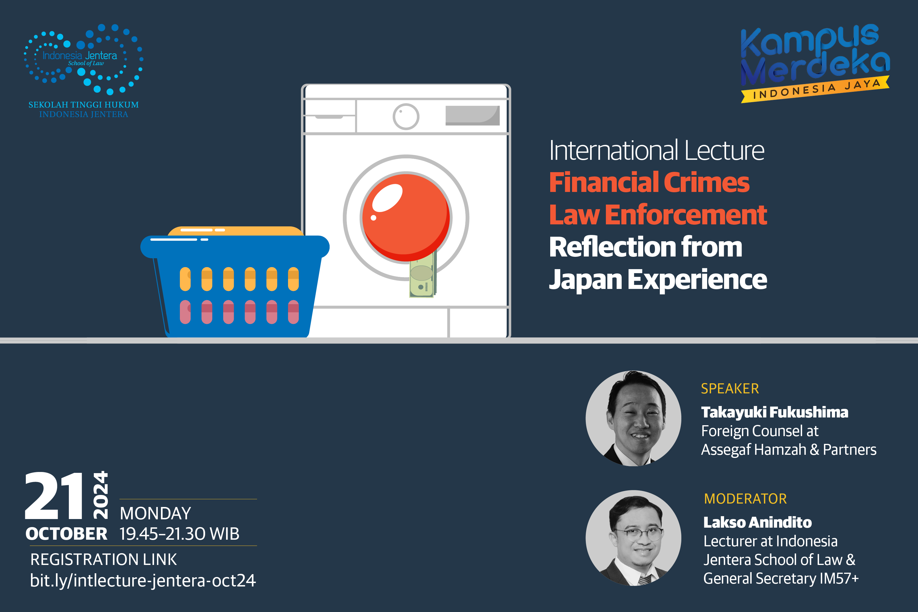 International Lecture Financial Crimes Law Enforcement: Reflection from Japan Experience